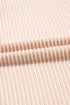 Corded Knit Crew Neck Puff Sleeve Shift Mini Dress